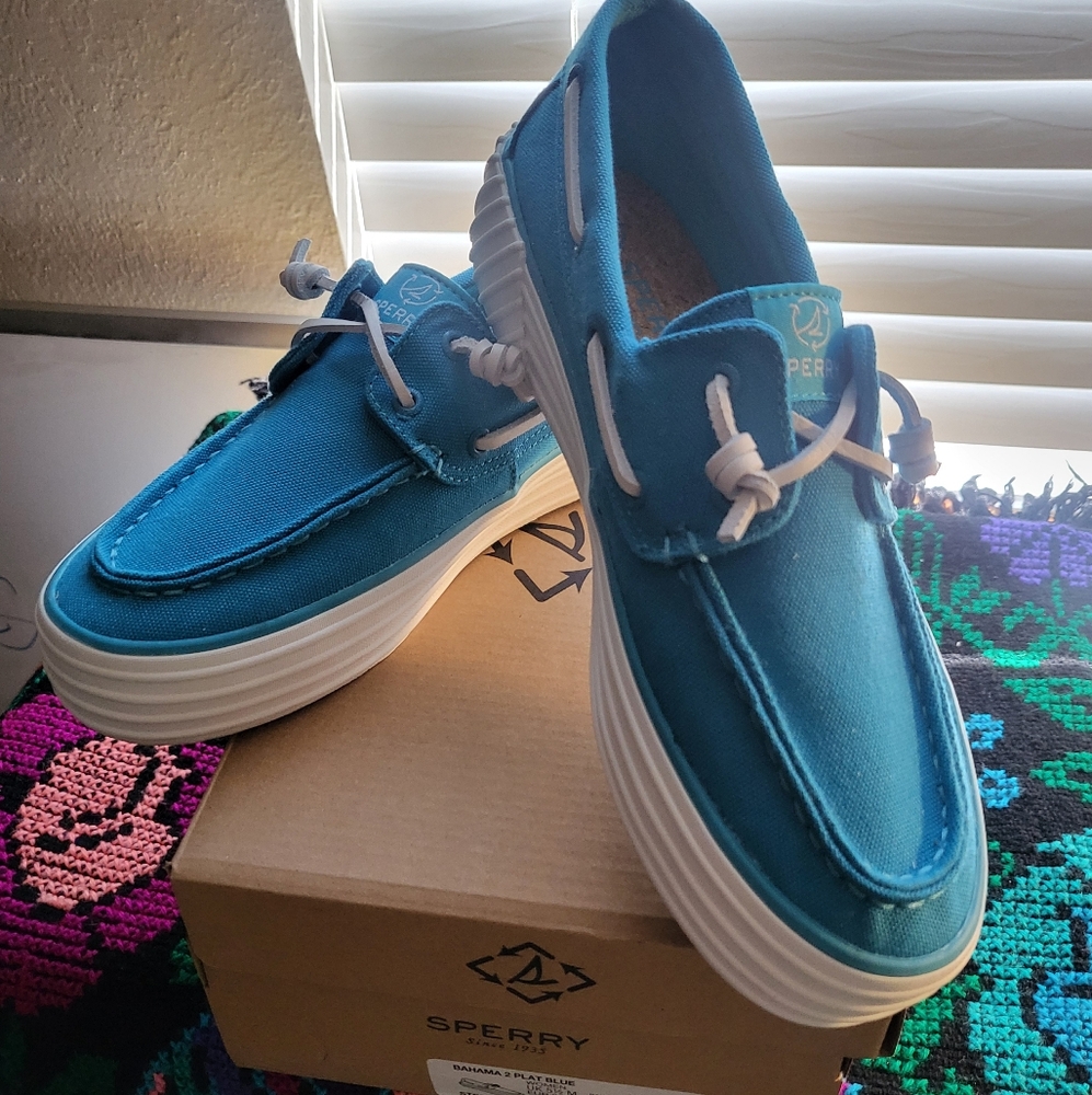 Sperry Women's Blue/Teal Sneakers